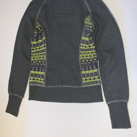 Lululemon “Scuba” Limited Edition Grey and Yellow Hoodie - Women’s Size 4 - Picture 5 of 7